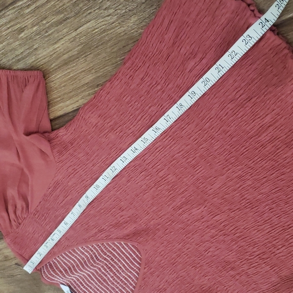 Nine West Coral Puff Sleeve Top Woman Size M-XL - Picture 4 of 8